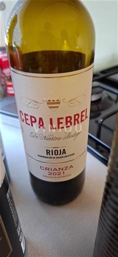 Rioja Cepa Lebrel Crianza 2021