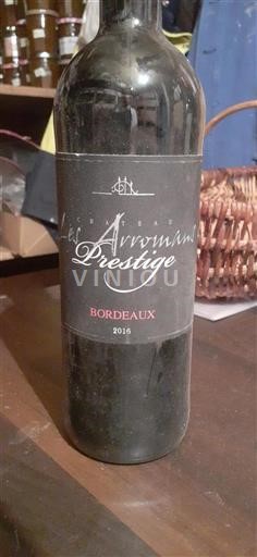 Bordeaux Château Les Arromans Prestige 2016