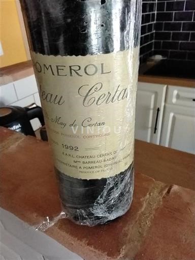 Bordeaux Pomerol Château Certan May de Certan 1992
