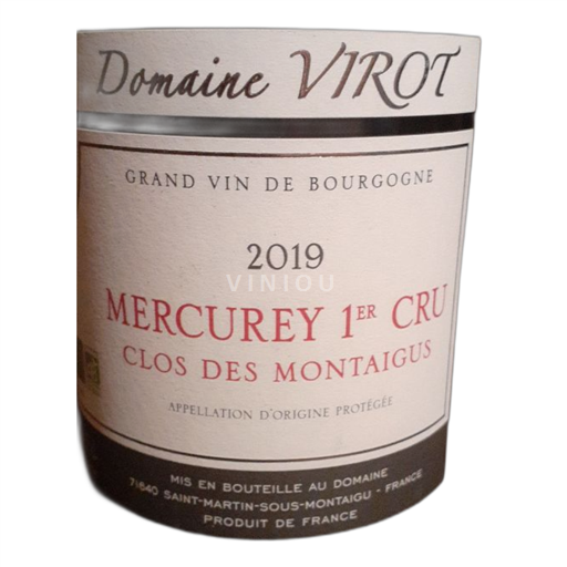 Bourgogne Mercurey Premier Cru Domaine Virot Clos des Montaigus 2019