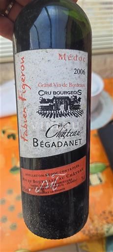 Bordeaux Médoc Cru Bourgeois Château Bégadanet 2006