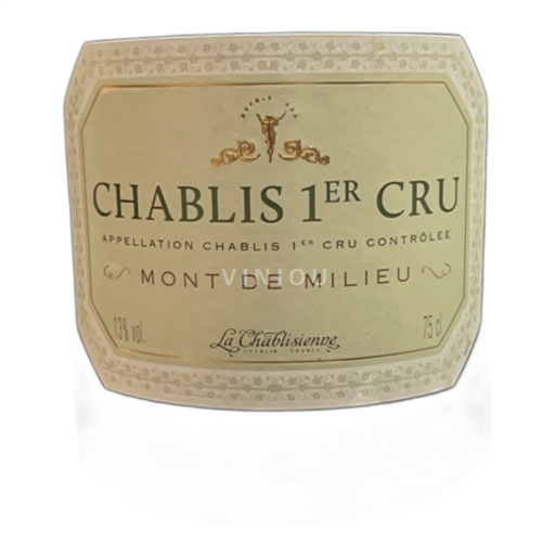 Burgundi Chablis Premier Cru Premier Cru La Chablisienne Mont de Milieu 2014