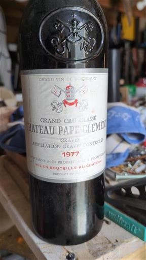 Bordeaux Graves Grand Cru Classe Château Pape Clément 1977