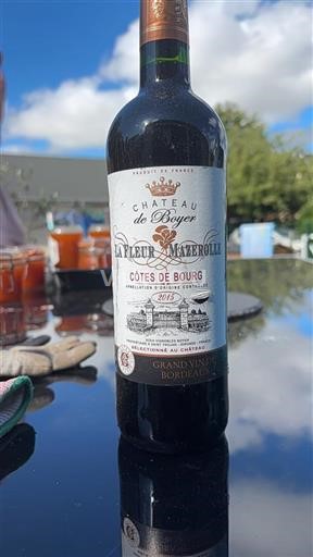 Bordeaux Côtes-de-bourg Château Boyer La Fleur Mazerolle 2015