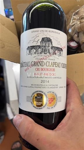 Bordeaux Haut-Médoc Cru Bourgeois Grand Clapeau Olivier 2014