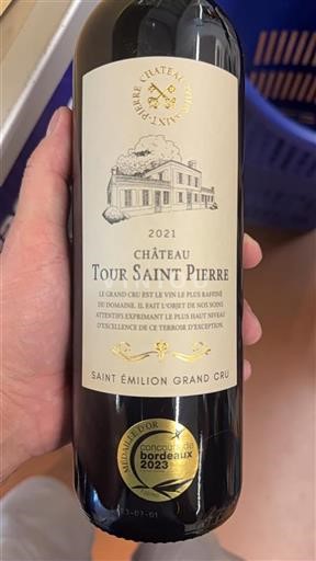 Bordeaux Saint-Émilion Grand Cru Tour Saint Pierre 2021