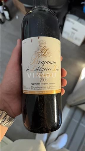 Bordeaux Margaux Château Labégorce Zédé Benjamin de Labégorce Zédé 2006
