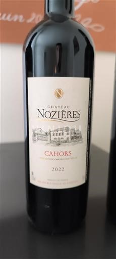 South West Cahors Château Nozières 2022