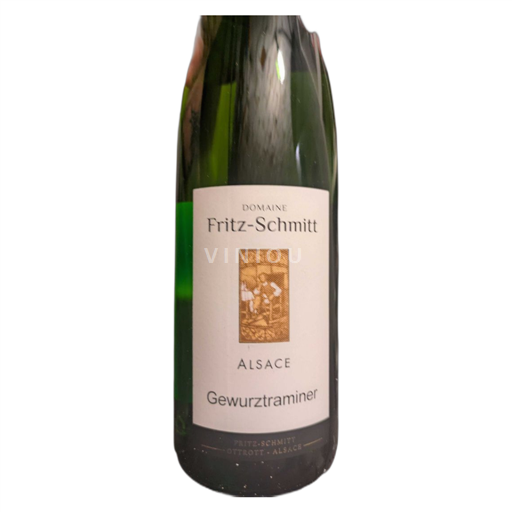 Vin Blanc sec Domaine Fritz-Schmitt 2019 France Alsace Gewurztraminer