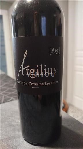 Bordeaux Castillon-côtes-de-bordeaux Argilius 2015