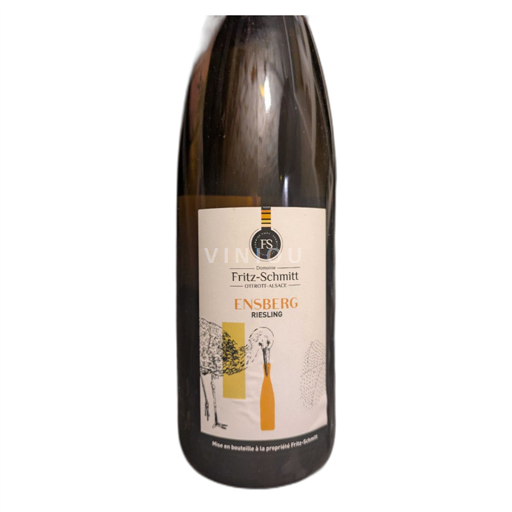 Vin Blanc sec Ensberg Riesling Domaine Fritz-Schmitt 2022 France Alsace Riesling
