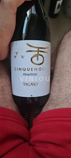 Apulia Wines Primitivo di Manduria Tagaro Cinquenoci Primitivo 2022