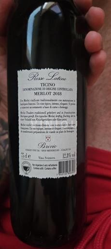 Tessin Brivio Rosso Latino 2018