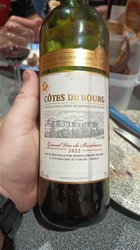 Bordeaux Côtes-de-bourg La Cave Augustin Florent 2022