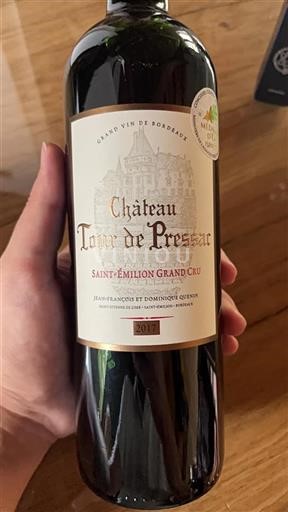 Bordeaux Saint-Émilion Grand Cru Grand Cru Château Tour de Pressac 2017