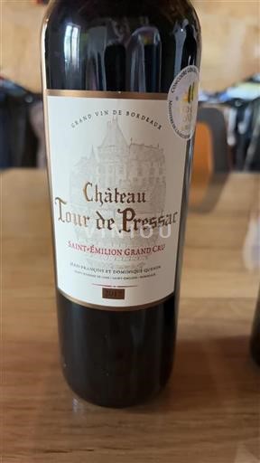 Bordeaux Saint-Émilion Grand Cru Grand Cru Château Tour de Pressac 2017