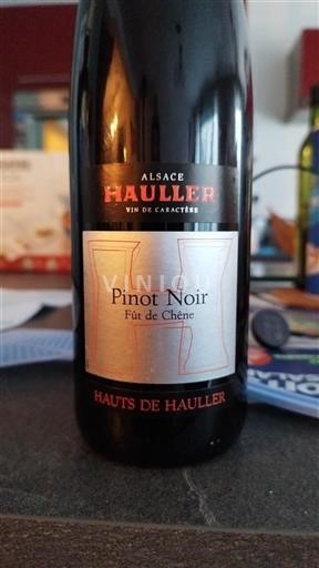 Vin Rouge sec Fût de Chêne Hauller 2021 France Alsace