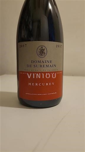Bourgogne Mercurey Domaine Suremain 2017