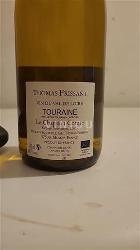 Vallée de la Loire Touraine Thomas Frissant Le Chapeau Comte 2023
