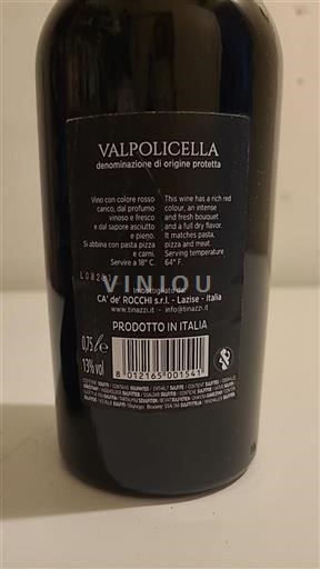 Veneto Valpolicella Ca' de' Rocchi 2019