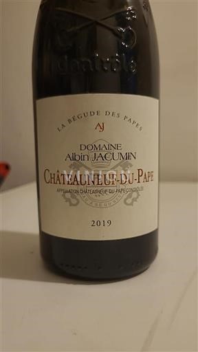 Rhônevallei Châteauneuf-du-Pape Domaine Albin JACUMIN La Bégude des Papes 2019