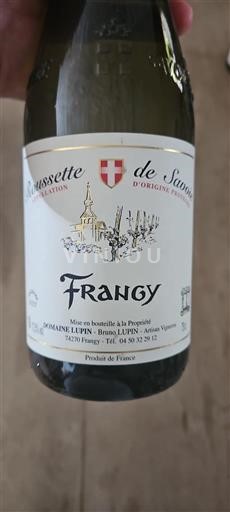 Savojsko a Bugey Roussette de Savoie Domaine Lupin Frangy 2022