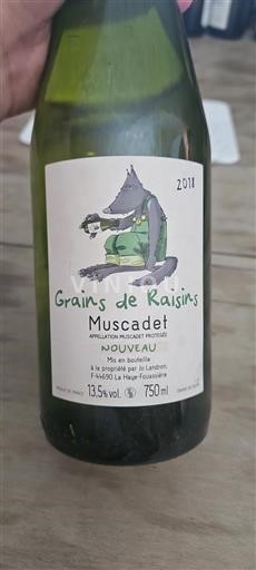 Loire Valley Muscadet Jo Landron Grains de Raisins 2018