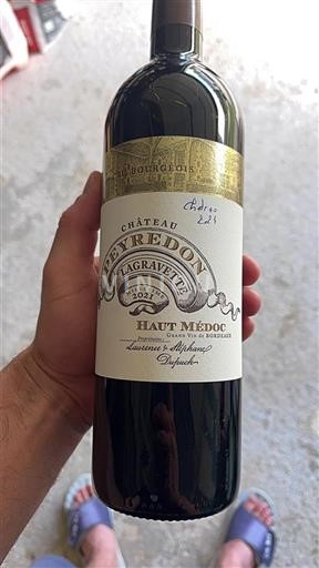 Bordeaux Haut-Médoc Cru Bourgeois Peyredon Lagravette 2021