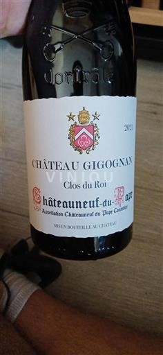 Rhônen laakso Châteauneuf-du-Pape Château Gigognan Clos du Roi 2021