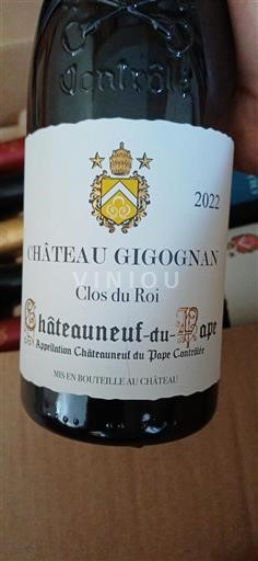Rhônen laakso Châteauneuf-du-Pape Château Gigognan Clos du Roi 2022