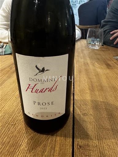 Údolí Loiry Nespecifikováno Domaine Des Huards Prose 2022