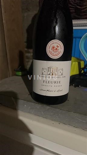 Beaujolais Fleurie Domaine Bel-Air Granit Roses 2022