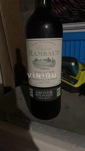 Bordeaux Graves Château Rambaud 2014