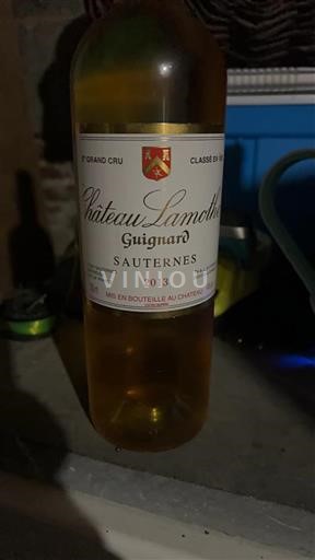 Burdeos Sauternes Grand Cru Lamothe Guignard 2013