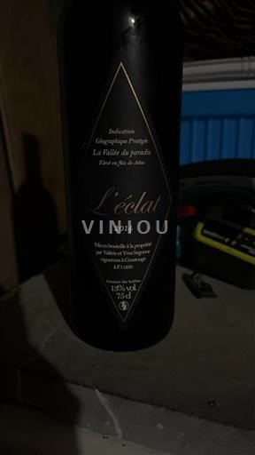 Languedoc-Roussillon Paradisvallei Domaine Segonne L'éclat 2014