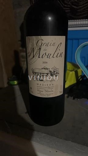 Zuidwest-Frankrijk Madiran Vigne du Moulin Grain du Moulin 2006