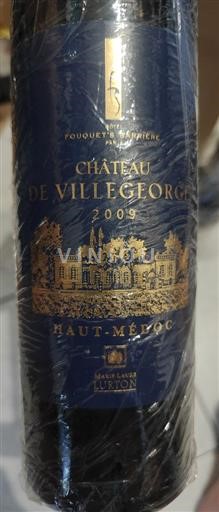 Bordeaux Haut-Médoc Château Villegeorge 2009