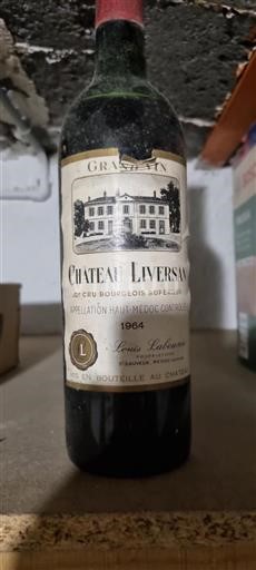 Bordeaux Haut-Médoc Cru Bourgeois Supérieur Château Liversan 1964