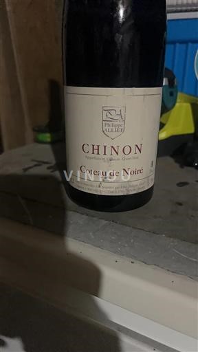 Vallée de la Loire Chinon Philippe Alliet Coteau de Noiré 2012