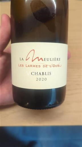 Burgundi Chablis La Meulière Les Larmes de L'oubli 2020