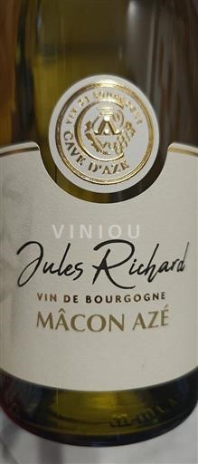 Bourgogne Mâcon och Mâcon-Villages Cave Azé Jules Richard 2023
