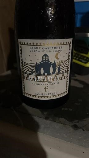 Languedoque NULL Fabre Gasparets Chimère Viognier 2020