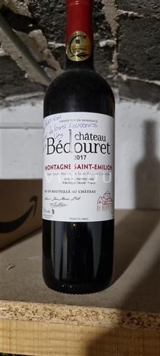 Bordeaux Montagne-Saint-Émilion Château Bédouret 2017