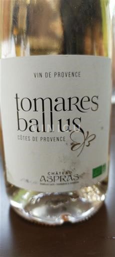 Provence Côtes-de-Provence Château Aspras Tomares Ballus Non-Vintage