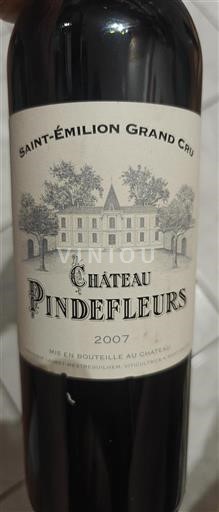 Bordeaux Saint-Émilion Grand Cru Château Pindefleurs 2007