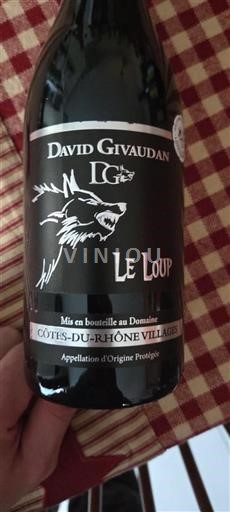Valle del Rodano Côtes-du-rhône-villages David Givaudan Le Loup 2022