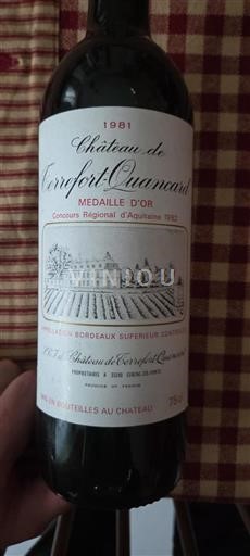 Bordeaux Bordeaux superiore Château Terrefort-Quancard 1981