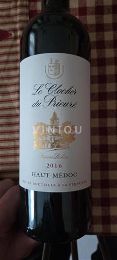 Bordeaux Haut-Médoc Le Clocher du Prieuré 2016