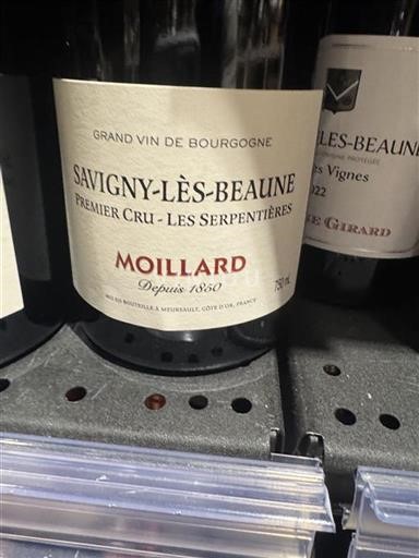 Bourgogne Savigny-lès-beaune Premier Cru Moillard Les Serpentiere 2017