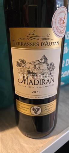 Sydvestfrankrig Madiran Terrasses Autan 2022